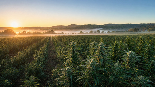 USDA Organic hemp farming at Wholesale Hemp Farms in Kentucky