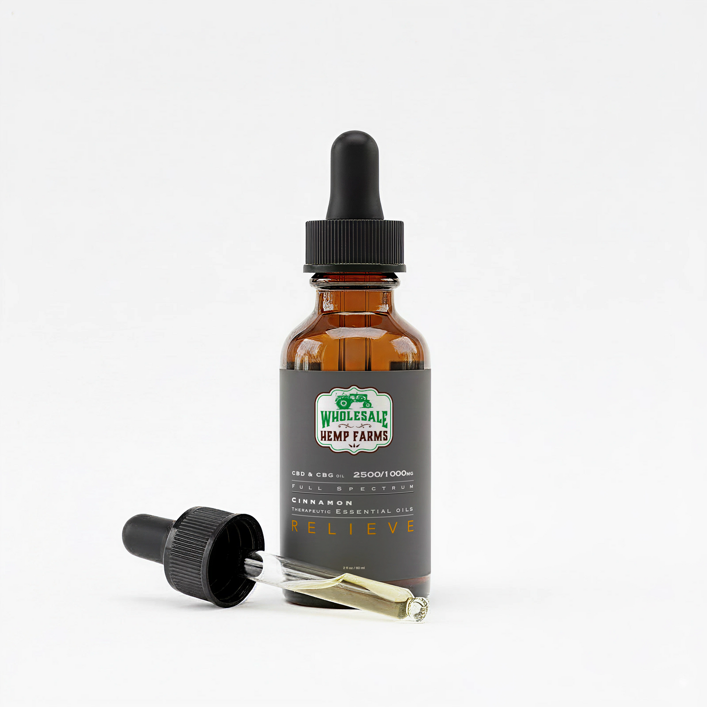 Relieve CBD & CBG Tincture, Full Spectrum, 2500/1500 MG